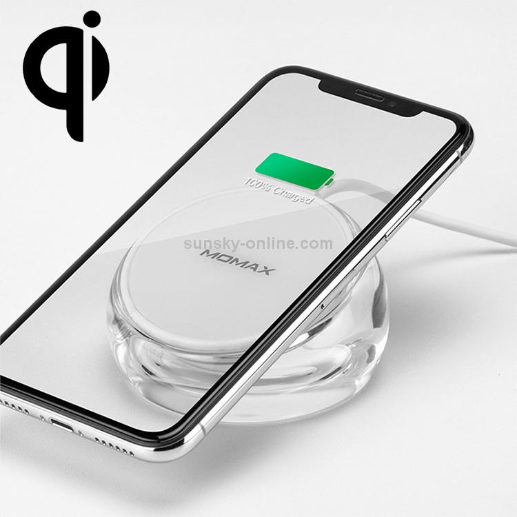 Momax 7.5W/10W Qi Standard Fast Charging Transparent Crystal Wireless Charger for iPhone XS Max / 8 Plus / Galaxy S9+ / Note8 / Note9 Momax 7.5W/10W Qi Standard Fast Charging Transparent Crystal Wireless Charger for iPhone XS Max / 8 Plus / Galaxy S9+ / Note8 / Note9