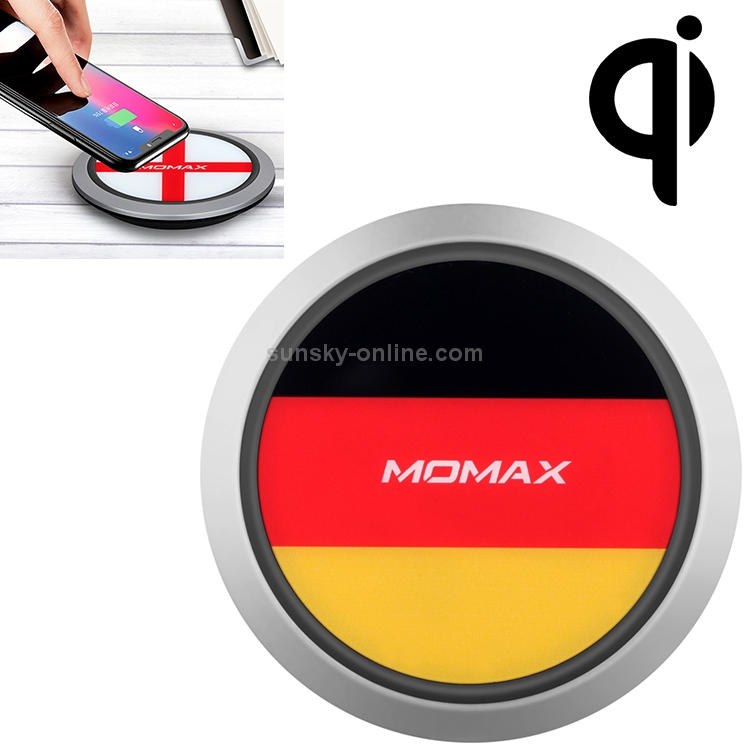 Momax Germany Pattern Creative Qi Standard Fast Charging Wireless Charger Momax Germany Pattern Creative Qi Standard Fast Charging Wireless Charger