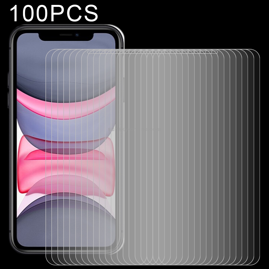 For iPhone 11 / XR 100pcs 0.26mm 9H 2.5D Tempered Glass Film For iPhone 11 / XR 100pcs 0.26mm 9H 2.5D Tempered Glass Film