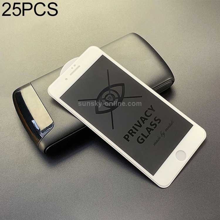 25 PCS MIETUBL For iPhone 6 / 6s Anti-glare Full Screen Tempered Glass Film (White) 25 PCS MIETUBL For iPhone 6 / 6s Anti-glare Full Screen Tempered Glass Film (White)