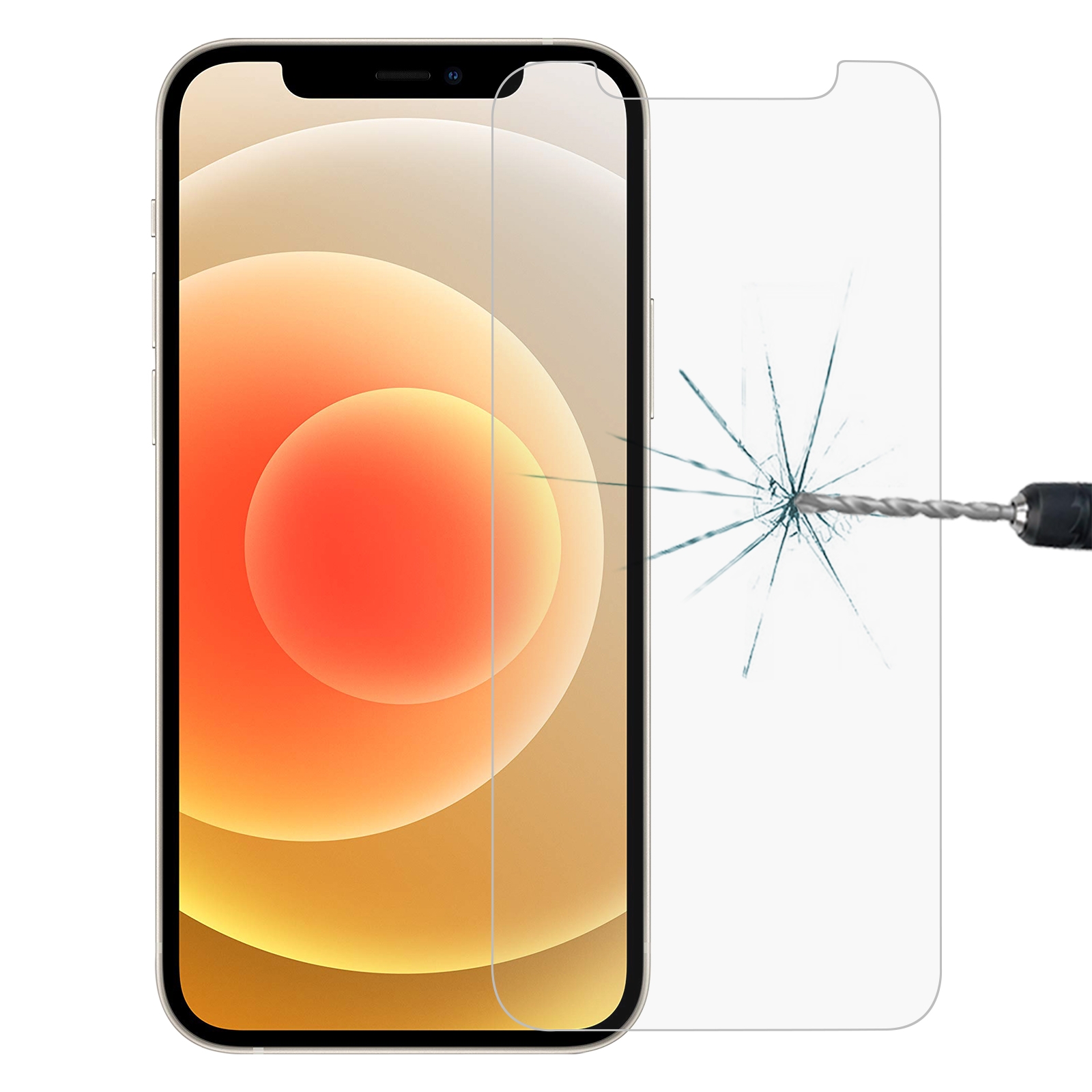 For iPhone 12 / 12 Pro 0.26mm 9H 2.5D Tempered Glass Film (Slotted) For iPhone 12 / 12 Pro 0.26mm 9H 2.5D Tempered Glass Film (Slotted)