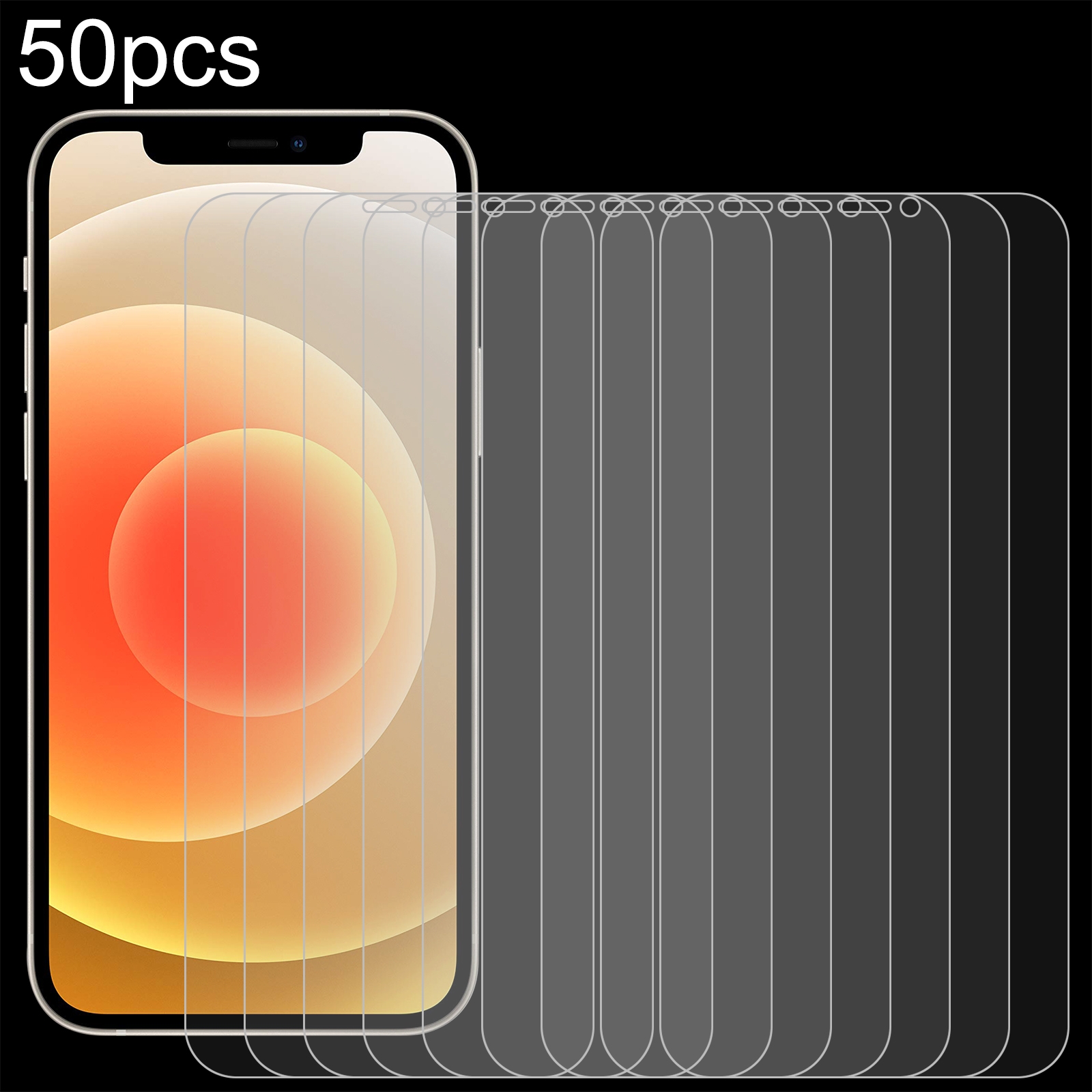 For iPhone 12 / 12 Pro 50pcs 0.26mm 9H 2.5D Tempered Glass Film (Open Hole) For iPhone 12 / 12 Pro 50pcs 0.26mm 9H 2.5D Tempered Glass Film (Open Hole)