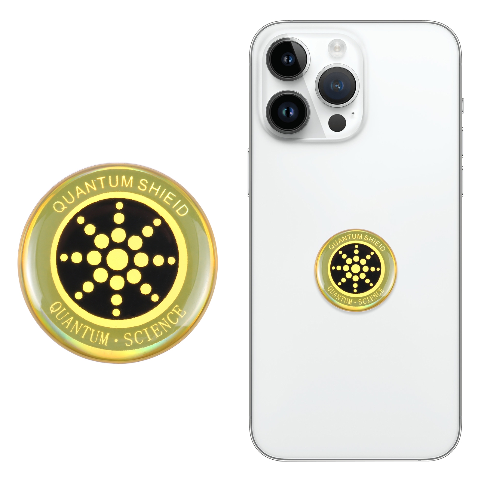 Anti Electromagnetic Radiation Mobile Phone Sticker (Gold) Anti Electromagnetic Radiation Mobile Phone Sticker (Gold)