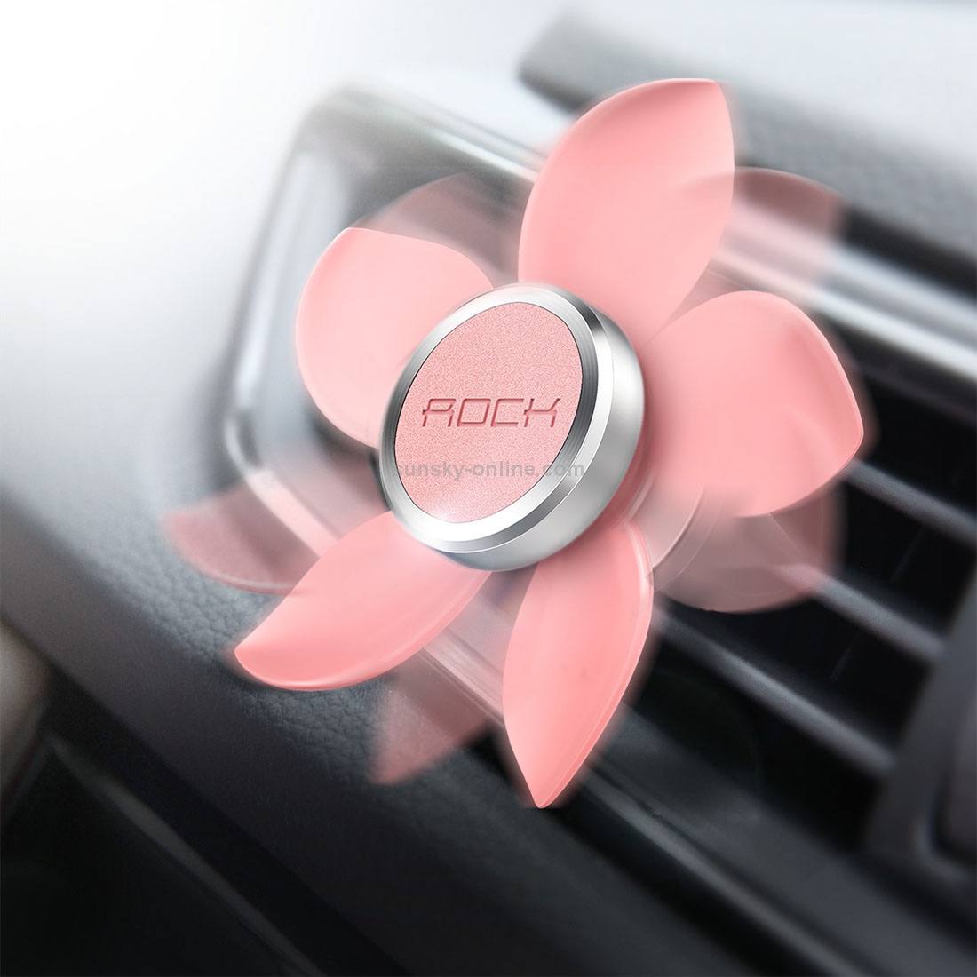 ROCK Universal Tornado Magnetic Clamp Style Air Vent Car Mount Holder ROCK Universal Tornado Magnetic Clamp Style Air Vent Car Mount Holder