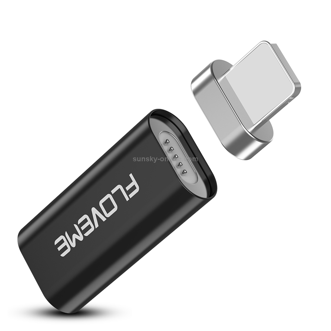 FLOVEME YXF97454 Micro USB Female to 8 Pin Male Magnetic Adapter