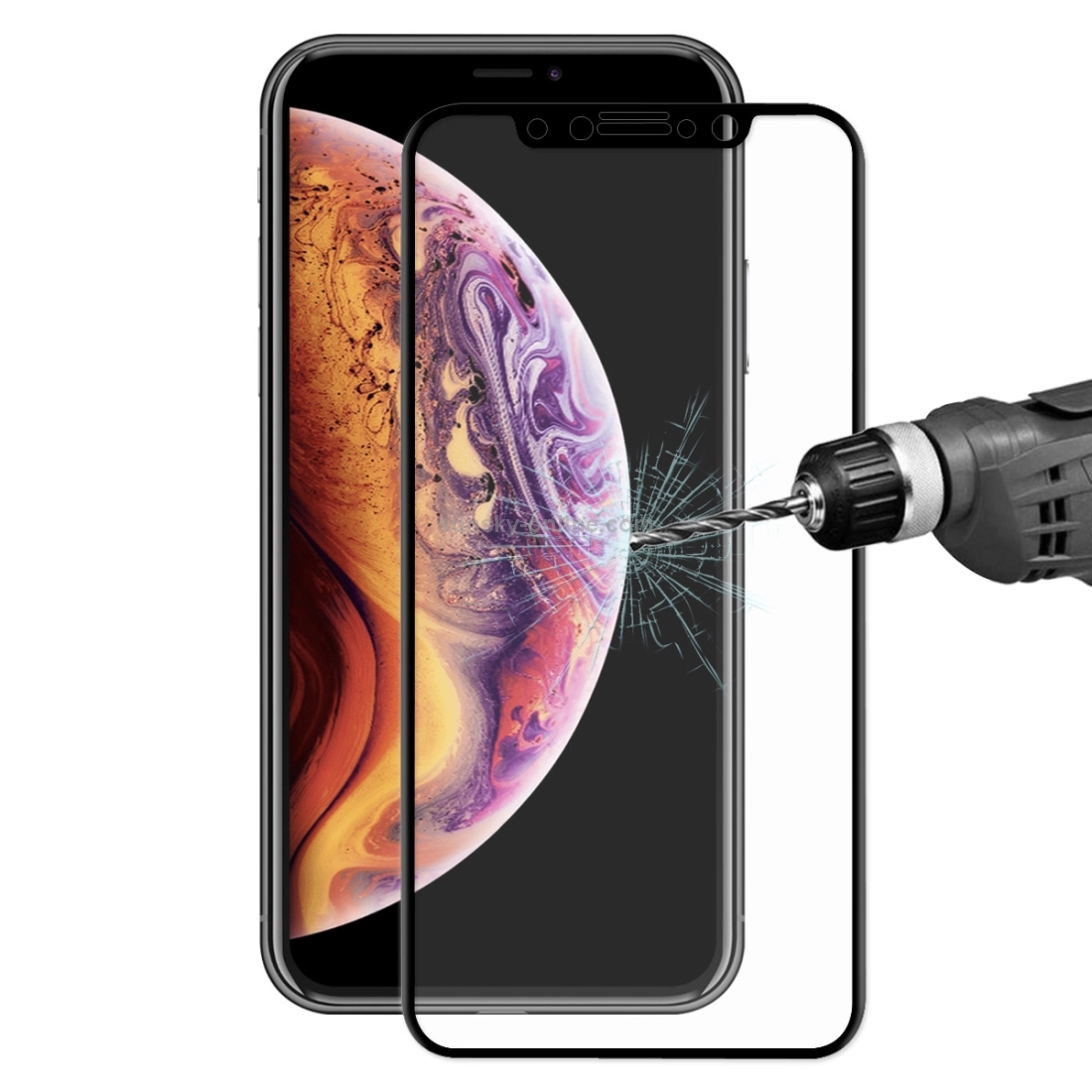 For iPhone X / XS ENKAY Hat-Prince 0.2mm 9H 3D Full Screen Carbon Fiber Tempered Glass Film(Black) For iPhone X / XS ENKAY Hat-Prince 0.2mm 9H 3D Full Screen Carbon Fiber Tempered Glass Film(Black)