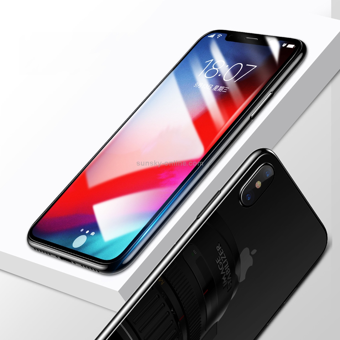 For iPhone X / XS Baseus 0.3mm 9H Tempered Glass Film Set Front Film + Back Film For iPhone X / XS Baseus 0.3mm 9H Tempered Glass Film Set Front Film + Back Film