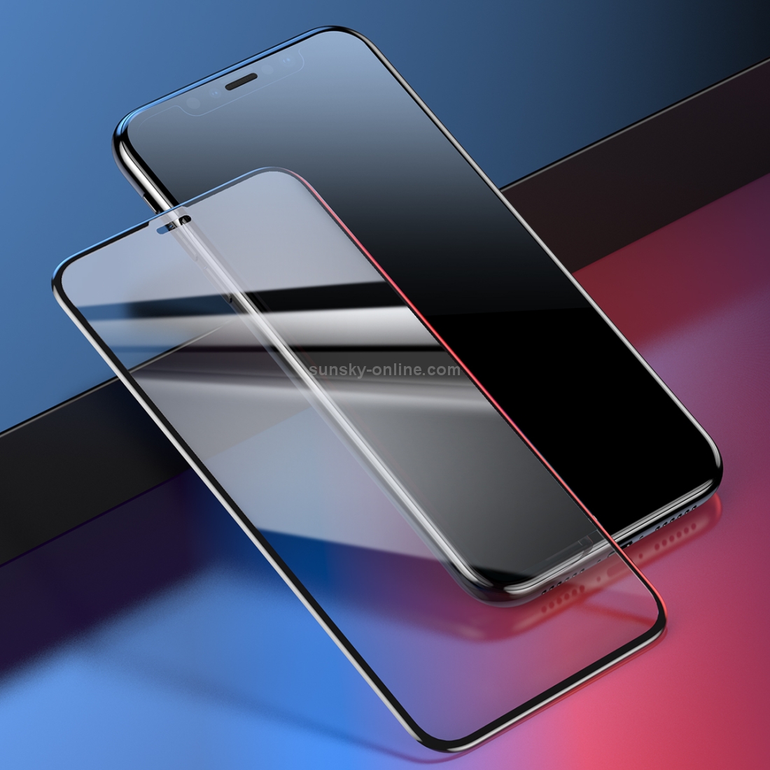 For iPhone 11 / XR Baseus 0.23mm Crack-resistant Edges Curved Full Screen Tempered Glass Film(Black)