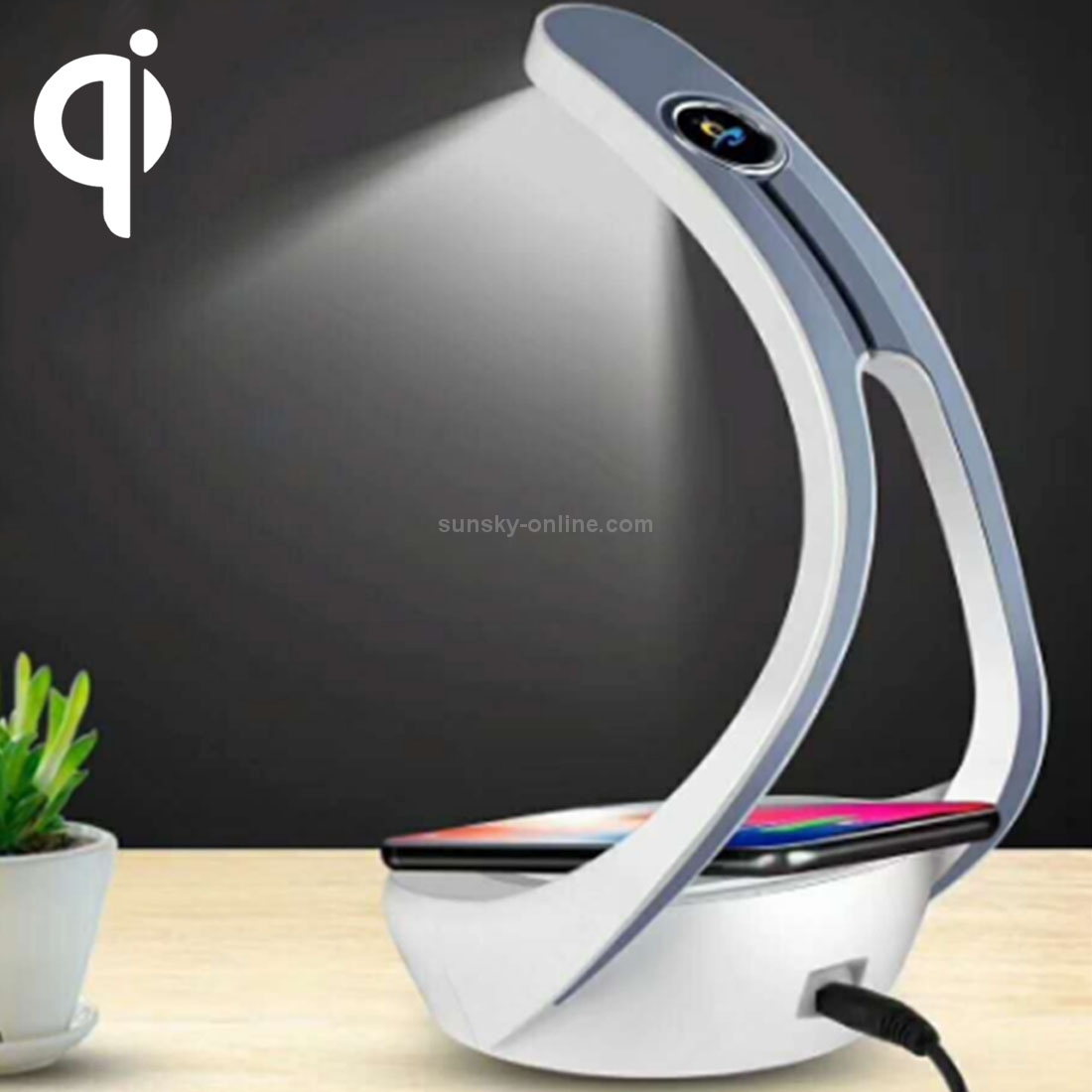 HAMTOD T10 LED Desk Lamp 10W Max Fast Charging Qi Wireless Charger Pad HAMTOD T10 LED Desk Lamp 10W Max Fast Charging Qi Wireless Charger Pad