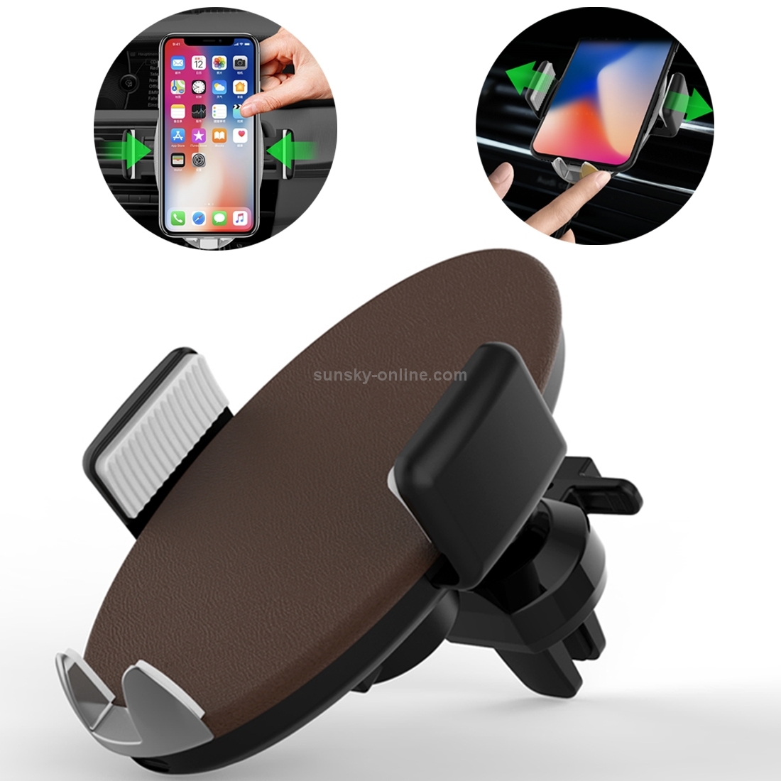 HAMTOD HMT3 Car Air Vent Mount ABS Smart Automatic Clamp Phone Holder Stand HAMTOD HMT3 Car Air Vent Mount ABS Smart Automatic Clamp Phone Holder Stand