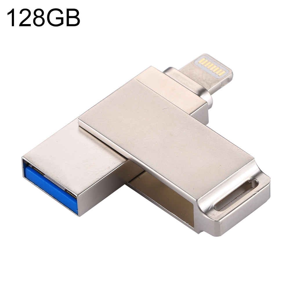 RQW-10 2 in 1 USB 2.0 & 8 Pin 128GB Flash Drive RQW-10 2 in 1 USB 2.0 & 8 Pin 128GB Flash Drive