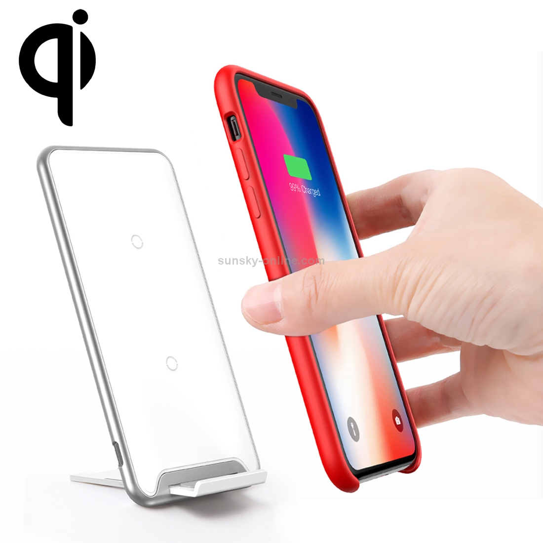 Baseus Desktop 10W Max 3-coil Vertical Horizontal Qi Wireless Charger Pad with Type-C Cable Baseus Desktop 10W Max 3-coil Vertical Horizontal Qi Wireless Charger Pad with Type-C Cable