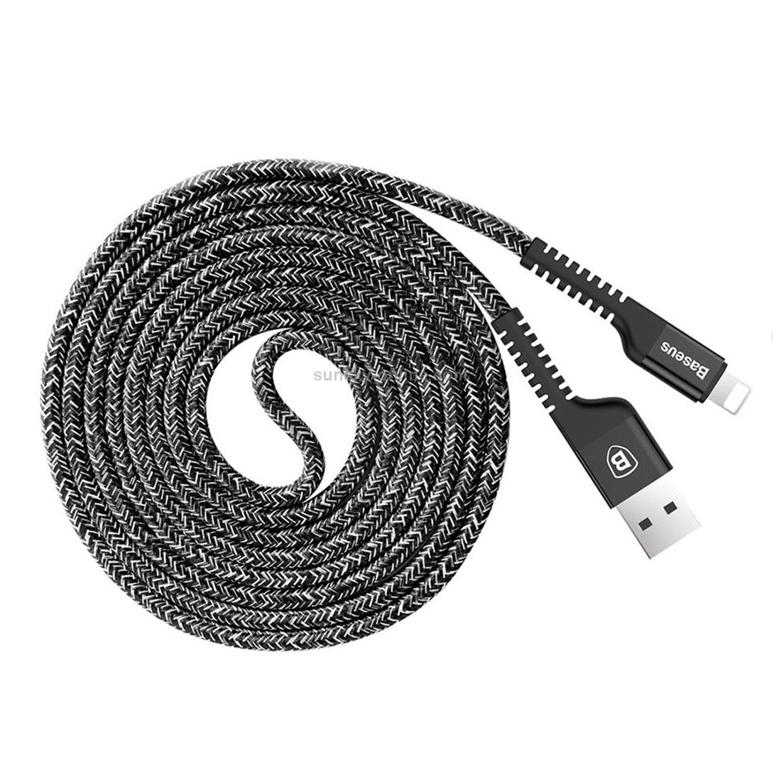 Baseus 1.5m Weave 9-Layer SR Anti-break Junction Cord 2A Fast Charging USB A to 8 Pin Data Sync Charge Cable Baseus 1.5m Weave 9-Layer SR Anti-break Junction Cord 2A Fast Charging USB A to 8 Pin Data Sync Charge Cable