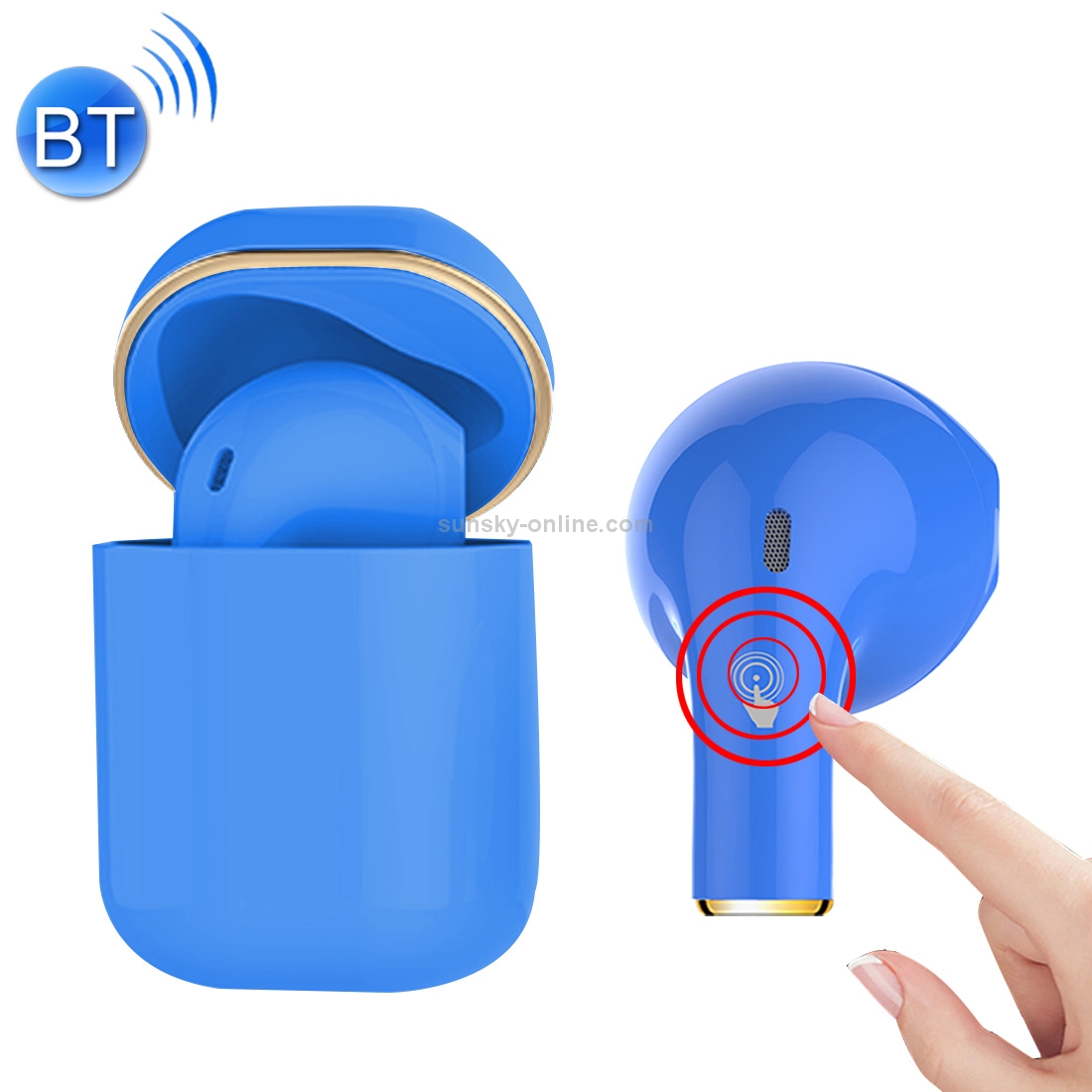 MINI-I8XT Touch Control Earbuds TWS Sports Wireless Bluetooth V4.2 + EDR Headset with Charging Case MINI-I8XT Touch Control Earbuds TWS Sports Wireless Bluetooth V4.2 + EDR Headset with Charging Case