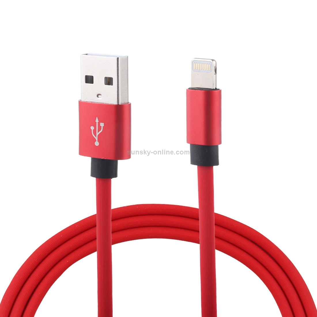 1m Flat Cord USB A to 8 Pin Fast Charging Data Sync Charge Cable 1m Flat Cord USB A to 8 Pin Fast Charging Data Sync Charge Cable