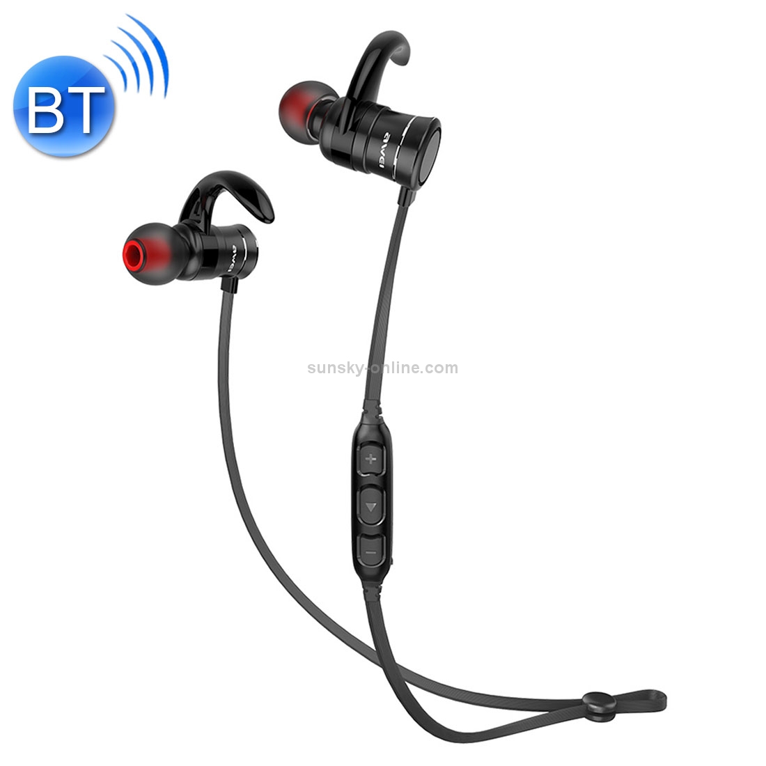 AWEI AK5 Sports Waterproof Earphone Wireless Bluetooth In-ear Headphone with Mic & Smart Magnetic Auto Swtich AWEI AK5 Sports Waterproof Earphone Wireless Bluetooth In-ear Headphone with Mic & Smart Magnetic Auto Swtich