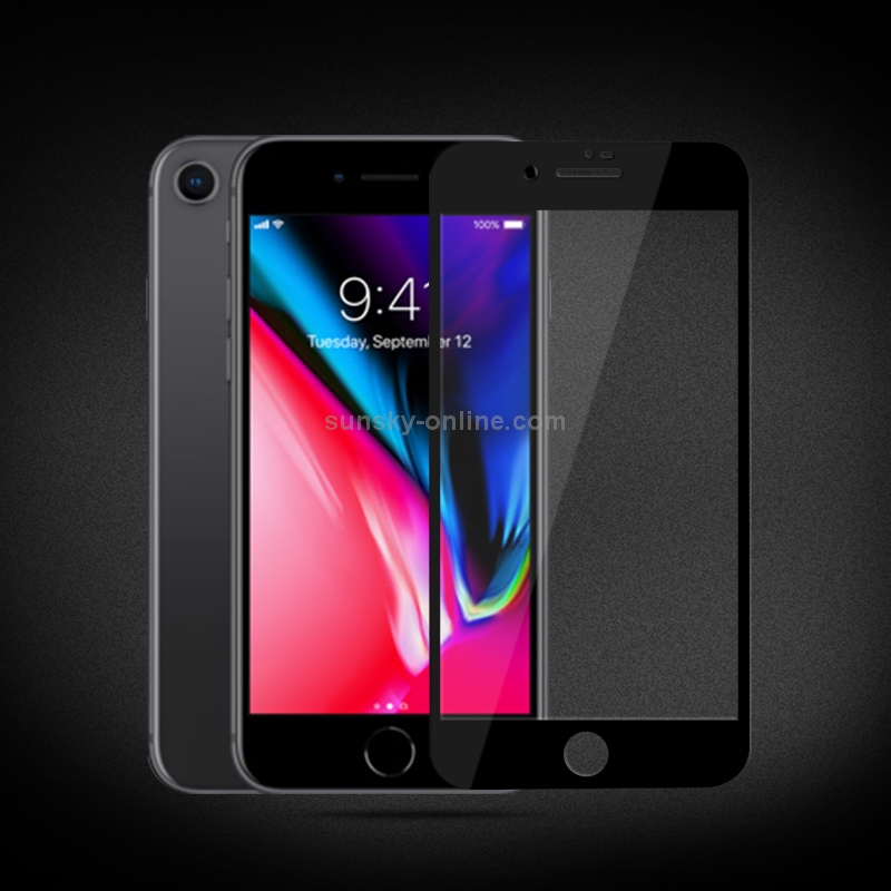 mocolo 0.33mm 9H 2.5D Silk Print Tempered Glass Film for iPhone 8 Plus & 7 Plus (Black) mocolo 0.33mm 9H 2.5D Silk Print Tempered Glass Film for iPhone 8 Plus & 7 Plus (Black)