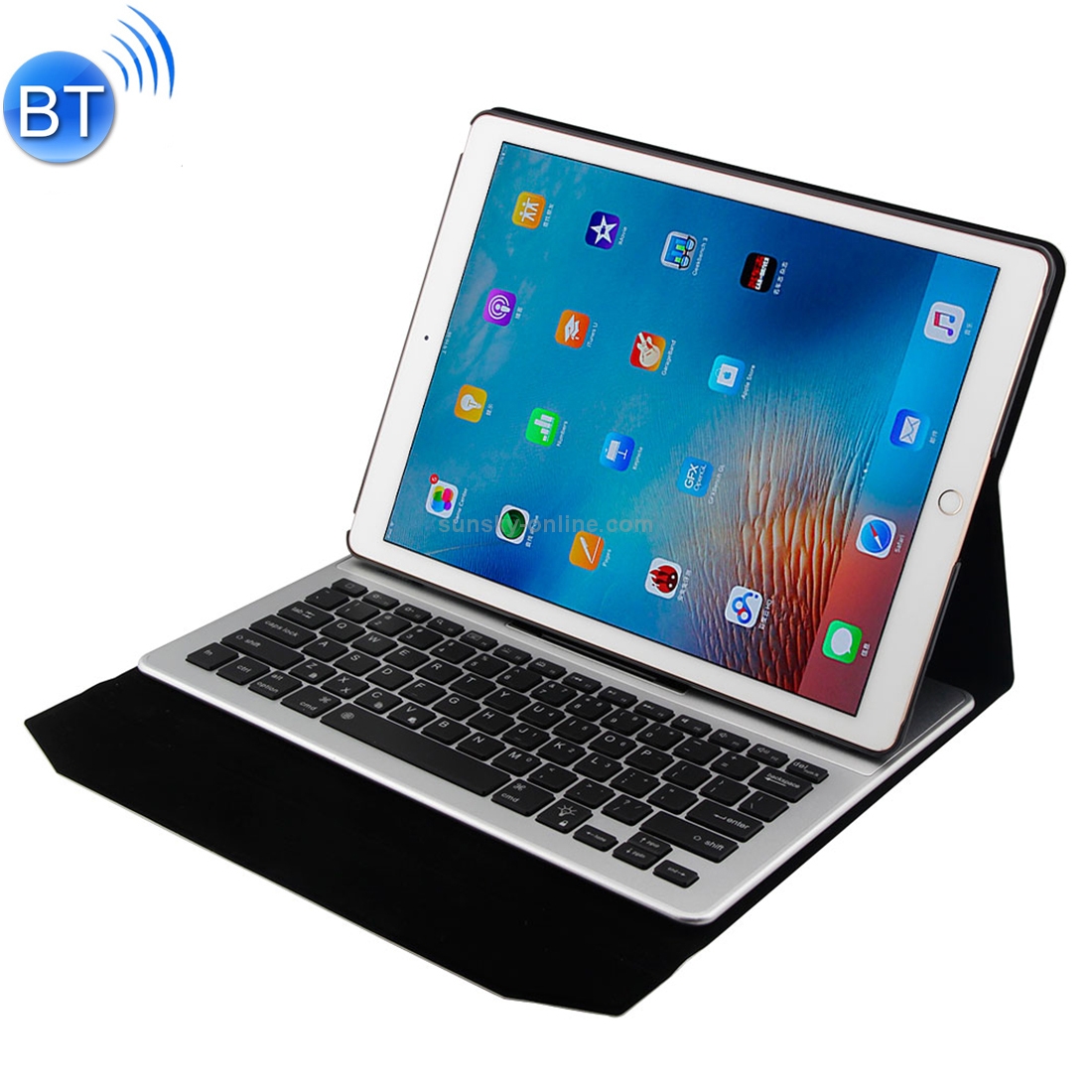 For iPad Pro 12.9 inch Separable Horizontal Flip Leather Tablet Case + Bluetooth Keyboard with Holder(White) For iPad Pro 12.9 inch Separable Horizontal Flip Leather Tablet Case + Bluetooth Keyboard with Holder(White)