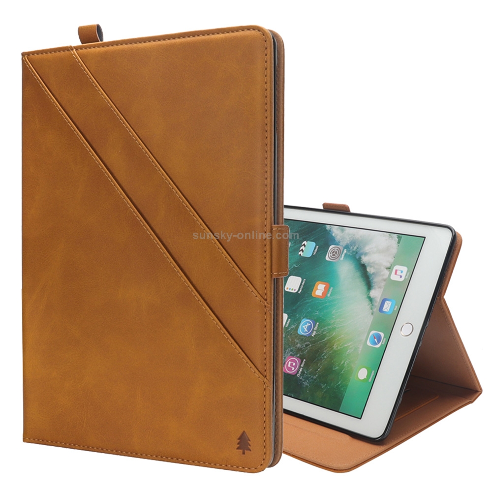 Horizontal Flip Double Holder Leather Case for iPad Pro 12.9 (2017) / (2015), with Card Slots & Photo Frame & Pen Slot (Light Brown) Horizontal Flip Double Holder Leather Case for iPad Pro 12.9 (2017) / (2015), with Card Slots & Photo Frame & Pen Slot (Light Brown)