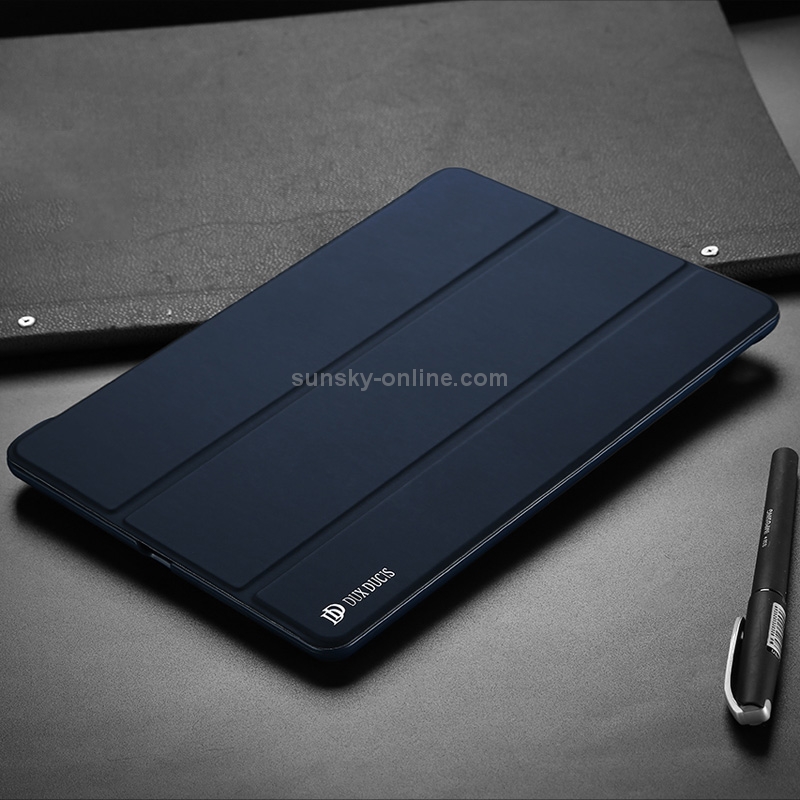 DUX DUCIS Skin Pro Series Horizontal Flip PU + PC Leather Case for iPad Air 2019 & iPad Pro 10.5, with Three-folding Holder(Blue) DUX DUCIS Skin Pro Series Horizontal Flip PU + PC Leather Case for iPad Air 2019 & iPad Pro 10.5, with Three-folding Holder(Blue)