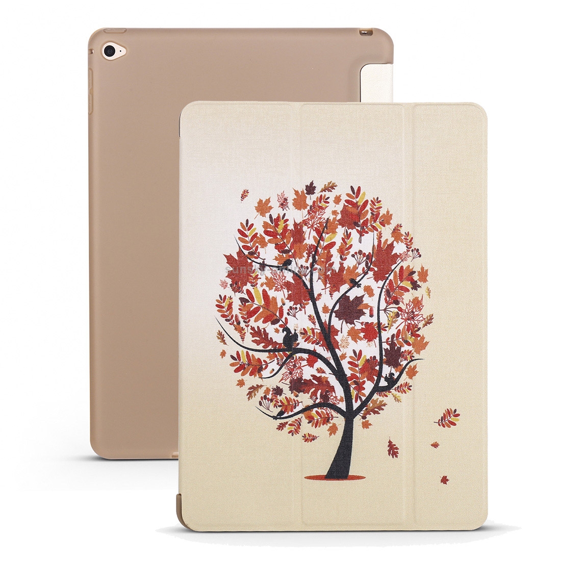 Maple Pattern Horizontal Flip PU Leather Case for iPad Mini 2019, with Three-folding Holder & Honeycomb TPU Cover Maple Pattern Horizontal Flip PU Leather Case for iPad Mini 2019, with Three-folding Holder & Honeycomb TPU Cover