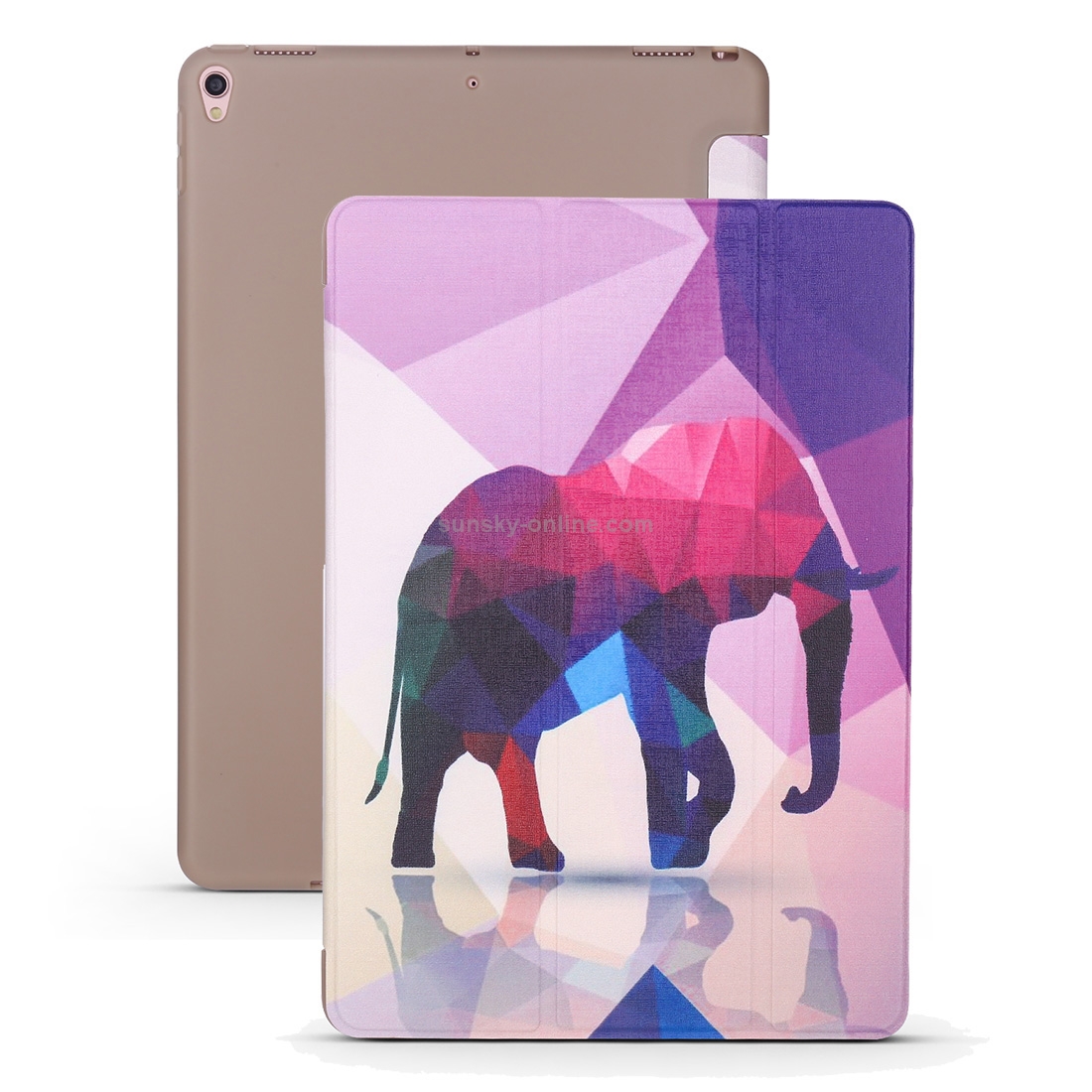 Elephant Pattern Horizontal Flip PU Leather Case for iPad Air 2019 / Pro 10.5 inch, with Three-folding Holder & Honeycomb TPU Cover Elephant Pattern Horizontal Flip PU Leather Case for iPad Air 2019 / Pro 10.5 inch, with Three-folding Holder & Honeycomb TPU Cover