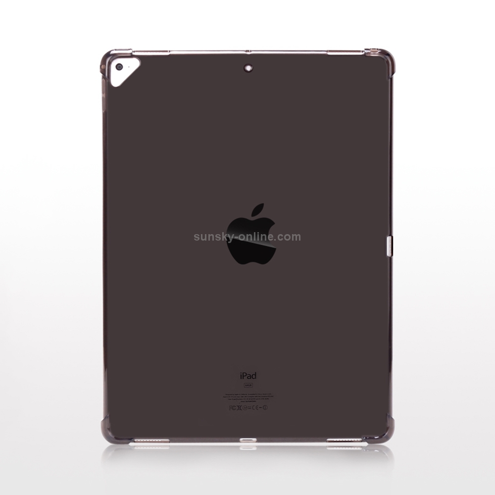 Highly Transparent TPU Full Thicken Corners Shockproof Protective Case for iPad Pro 12.9 (2017) & (2015) (Black) Highly Transparent TPU Full Thicken Corners Shockproof Protective Case for iPad Pro 12.9 (2017) & (2015) (Black)