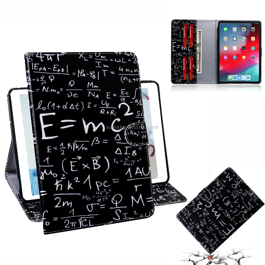 Formula Pattern Horizontal Flip Leather Case for iPad Pro 11 inch (2018), with Holder & Card Slot & Wallet Formula Pattern Horizontal Flip Leather Case for iPad Pro 11 inch (2018), with Holder & Card Slot & Wallet