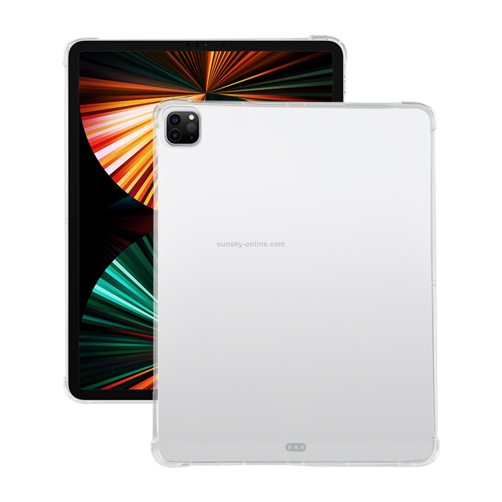 For iPad Pro 12.9 2022 / 2021 Four-corner Airbag Anti-drop Transparent Protective Tablet Case with Pen Slot For iPad Pro 12.9 2022 / 2021 Four-corner Airbag Anti-drop Transparent Protective Tablet Case with Pen Slot