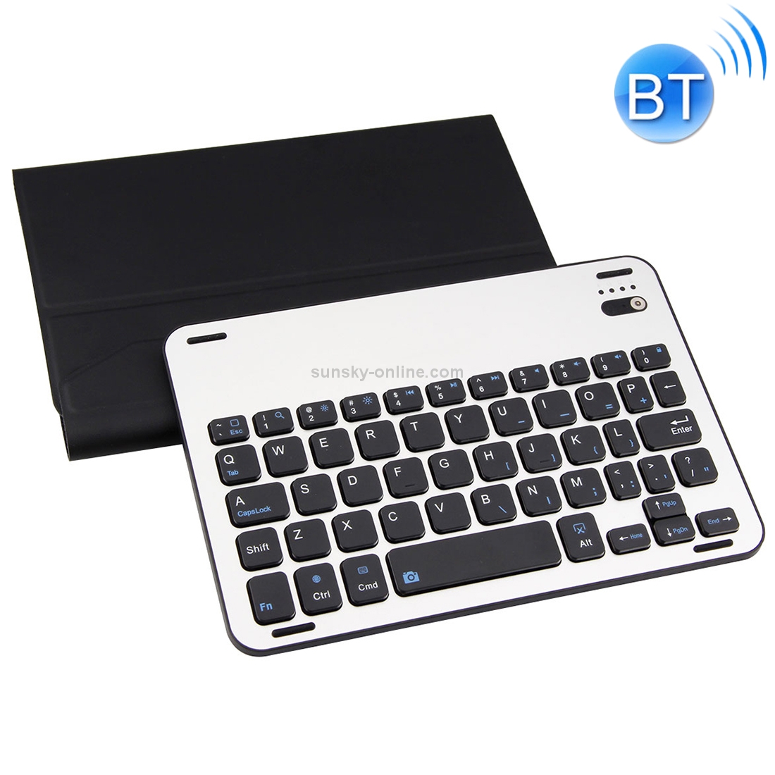 FT1008 For iPad mini 3 / 2 / 1 Lambskin Texture Detachable Aluminum Alloy Bluetooth Keyboard Leather Tablet Case with Stand Function (Black) FT1008 For iPad mini 3 / 2 / 1 Lambskin Texture Detachable Aluminum Alloy Bluetooth Keyboard Leather Tablet Case with Stand Function (Black)