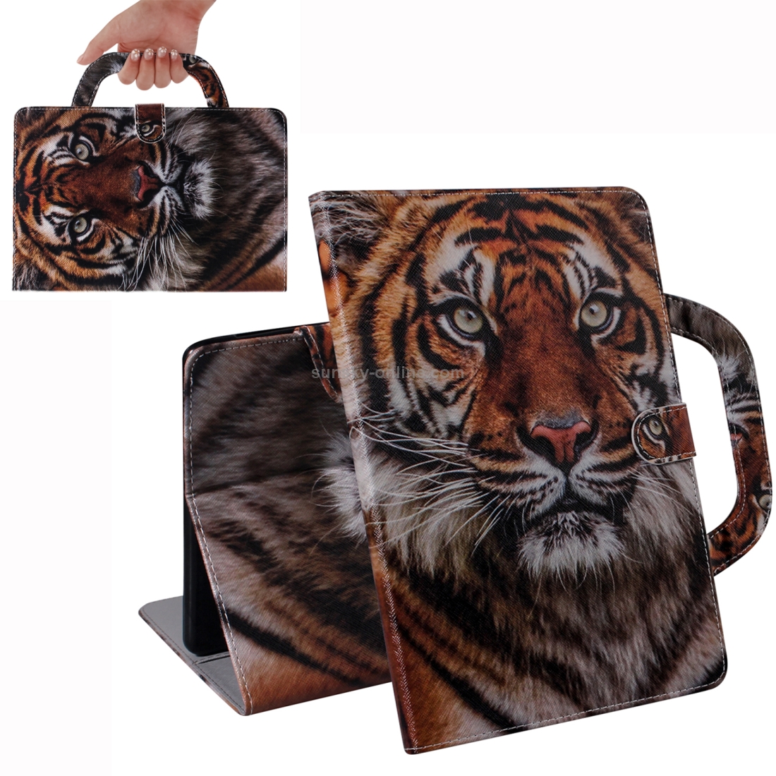 Tiger Pattern Horizontal Flip Leather Case for iPad Mini(2019) / Mini 1 / 2 / 3 / 4, with Holder & Card Slot & Wallet Tiger Pattern Horizontal Flip Leather Case for iPad Mini(2019) / Mini 1 / 2 / 3 / 4, with Holder & Card Slot & Wallet