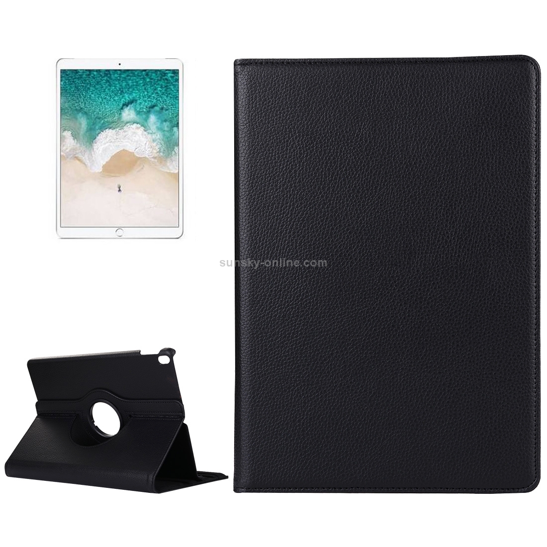 Litchi Texture 360 Degree Spin Multi-function Horizontal Flip Leather Protective Case with Holder for iPad Pro 10.5 inch / iPad Air (2019) (Black) Litchi Texture 360 Degree Spin Multi-function Horizontal Flip Leather Protective Case with Holder for iPad Pro 10.5 inch / iPad Air (2019) (Black)