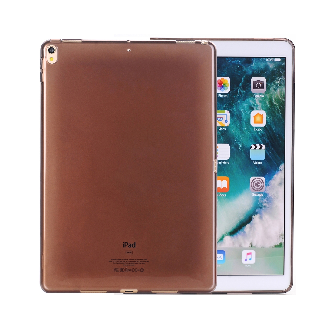Smooth Surface TPU Case For iPad Pro 10.5 inch (Grey) Smooth Surface TPU Case For iPad Pro 10.5 inch (Grey)