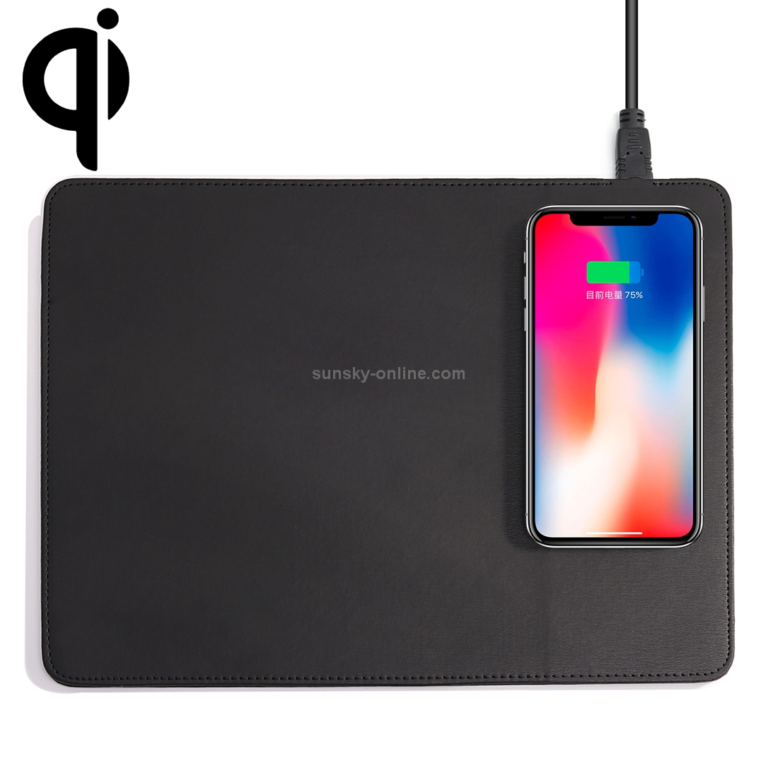 POFAN M-04 5V-1.5A PU Mobile Phone Qi Wireless Charger Charging Mouse Pad Mat POFAN M-04 5V-1.5A PU Mobile Phone Qi Wireless Charger Charging Mouse Pad Mat