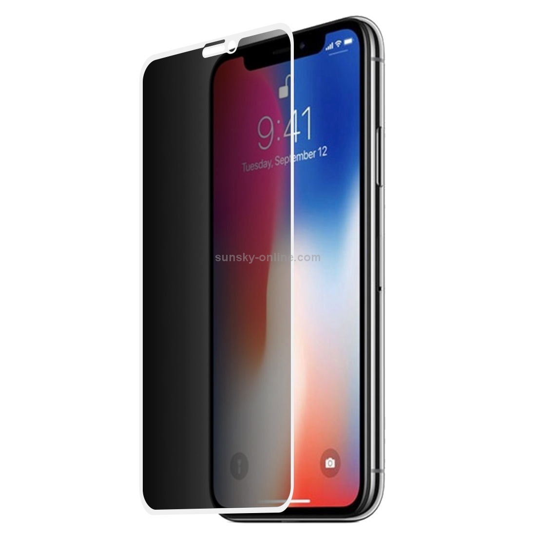 For iPhone X & XS 0.26mm 9H 3D Highly Transparent Privacy Anti-glare Tempered Glass Film(White) For iPhone X & XS 0.26mm 9H 3D Highly Transparent Privacy Anti-glare Tempered Glass Film(White)