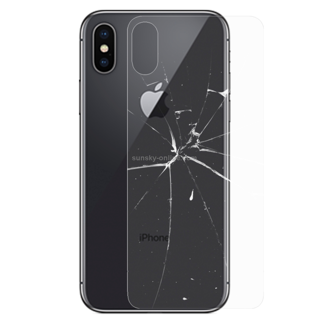 For iPhone X / XS Transparent Tempered Glass Back Screen Protector For iPhone X / XS Transparent Tempered Glass Back Screen Protector