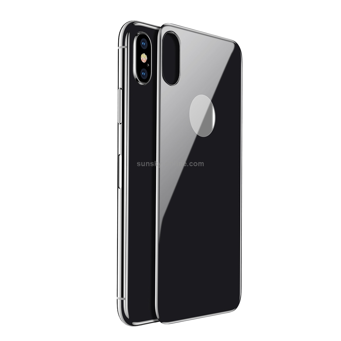 For iPhone X Baseus 4D Arc Edge Tempered Glass Protector Back Screen Film(Grey) For iPhone X Baseus 4D Arc Edge Tempered Glass Protector Back Screen Film(Grey)