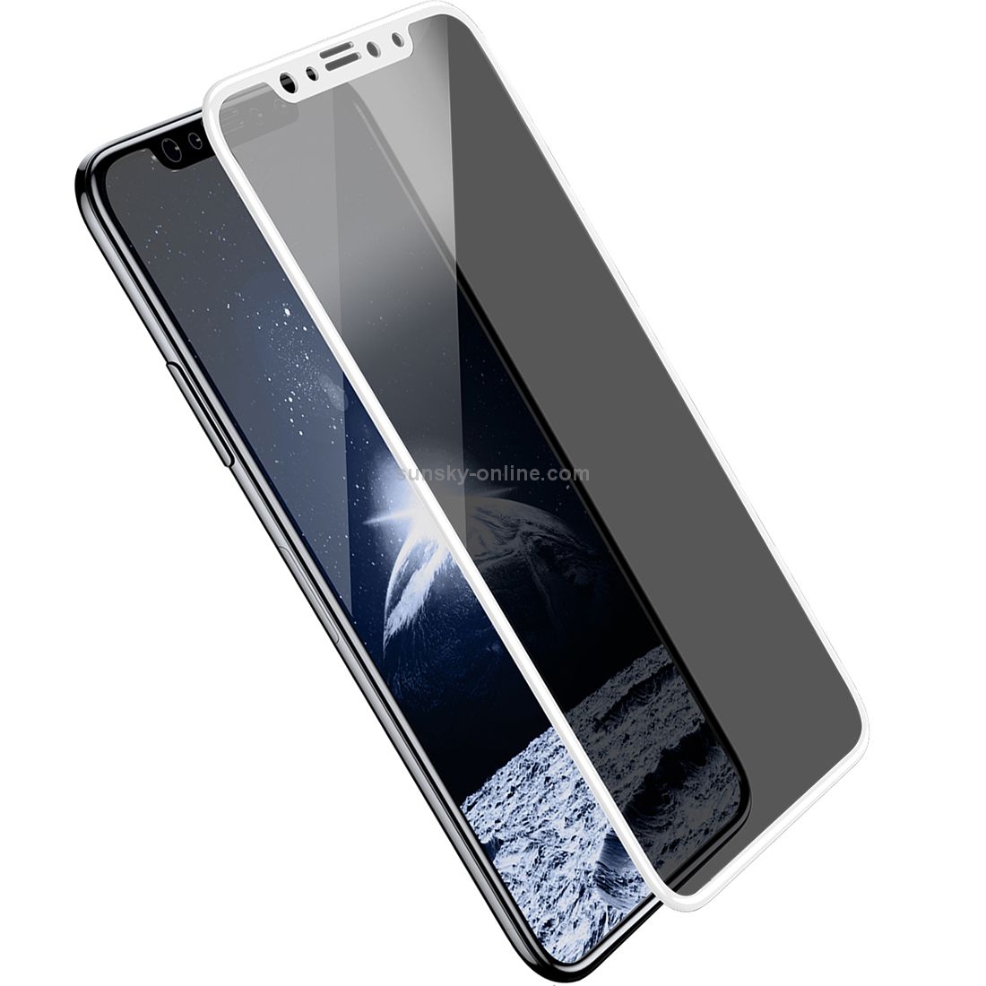 For iPhone X Baseus 0.23mm Soft Edge Anti-peeping Tempered Glass Film(White) For iPhone X Baseus 0.23mm Soft Edge Anti-peeping Tempered Glass Film(White)