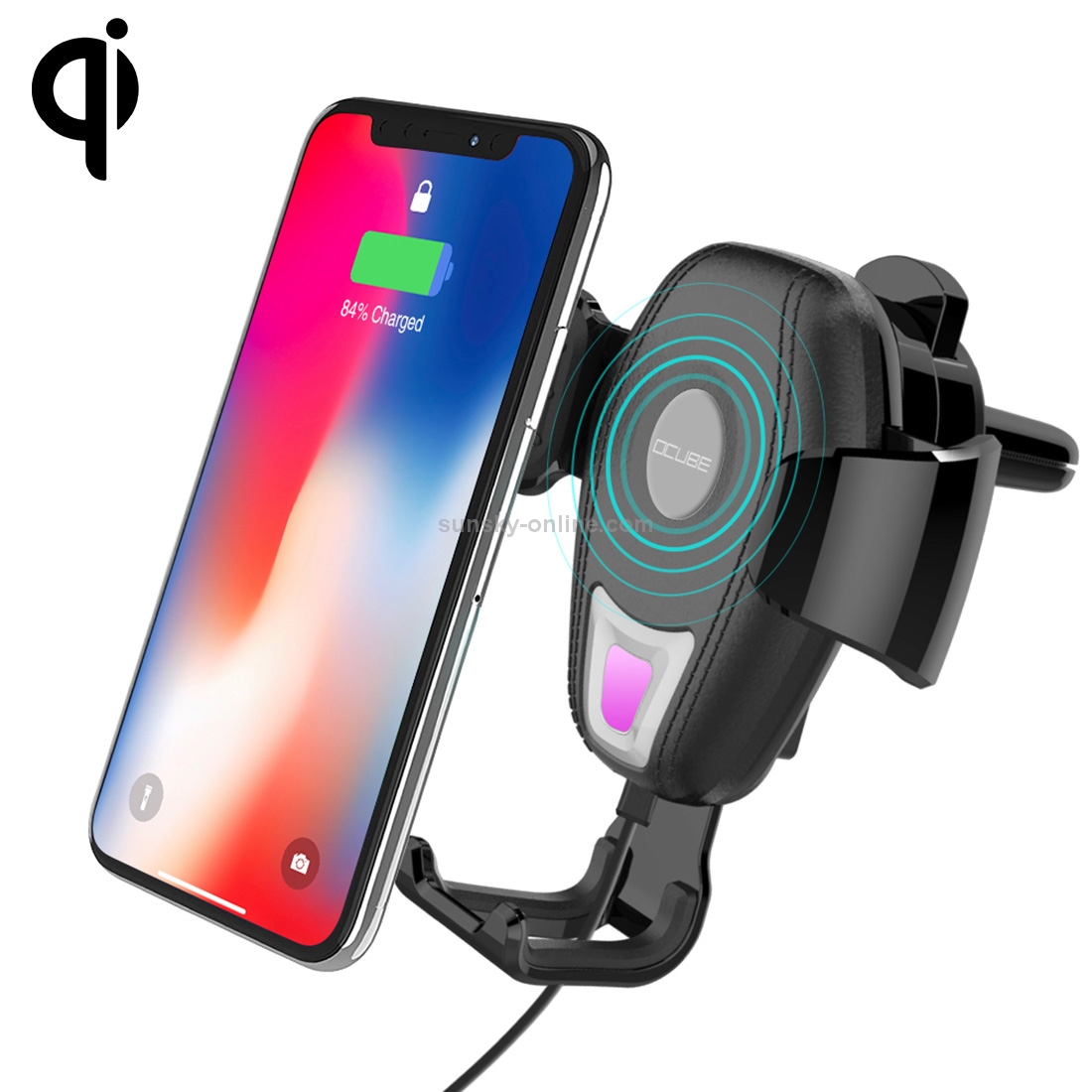 OCUBE S001 Wireless Charger Car Air Outlet Holder Charger,Support 4.7 inch to 6 inch Phones OCUBE S001 Wireless Charger Car Air Outlet Holder Charger,Support 4.7 inch to 6 inch Phones