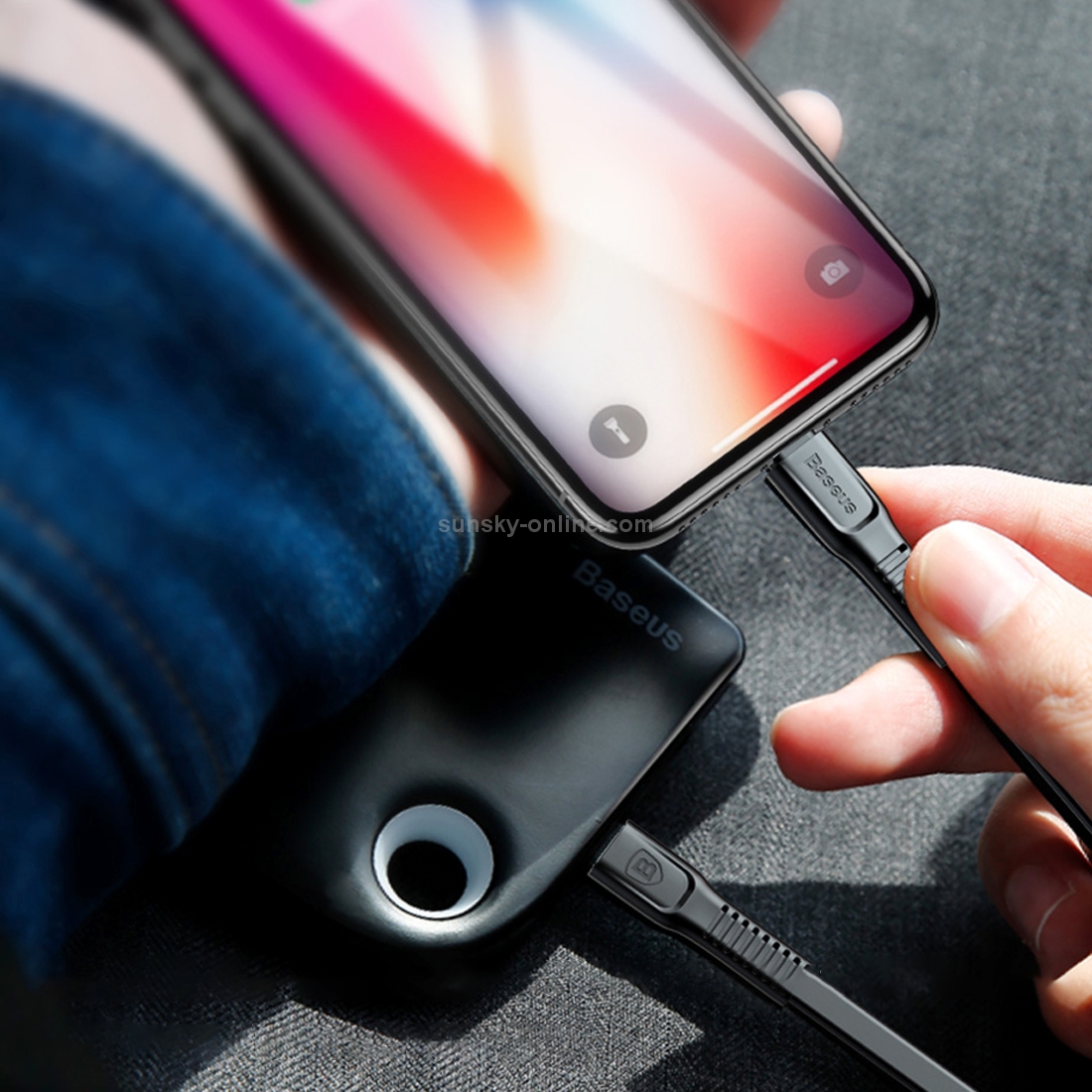 Baseus 1m Type-C to 8 Pin 18W (Max) Charging Data Cable, Support PD Quick Charge Baseus 1m Type-C to 8 Pin 18W (Max) Charging Data Cable, Support PD Quick Charge
