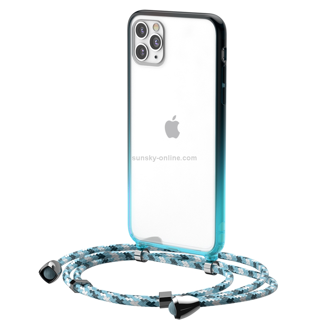 Baseus ARAPIPH65S-YS03 For iPhone 11 Pro Max 6.5 inch Element Crossbody Protective Case With Retractable Lanyard (Blue)