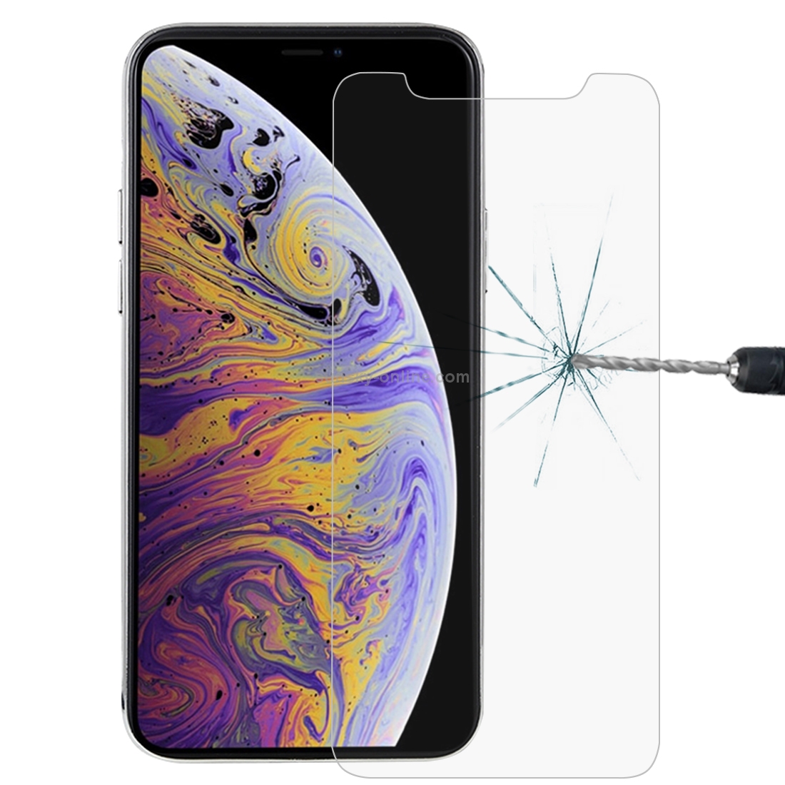 0.3mm 2.5D 9H Tempered Glass Film for iPhone 11 Pro Max / XS Max 0.3mm 2.5D 9H Tempered Glass Film for iPhone 11 Pro Max / XS Max