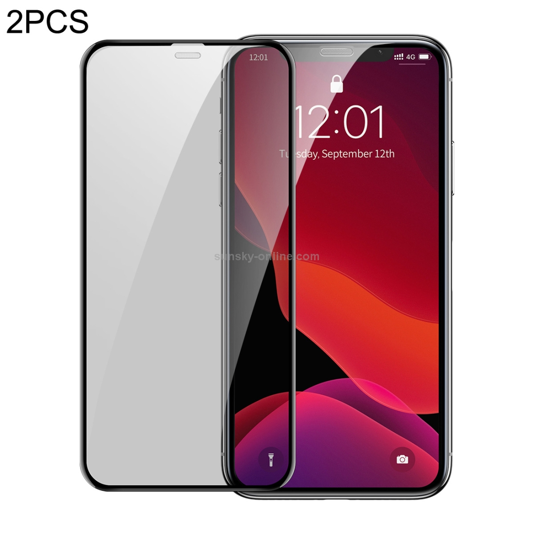 For iPhone 11 / XR 2pcs Baseus 0.3mm Full Screen Curved Edge Cellular Dust Anti-glare Tempered Glass Film For iPhone 11 / XR 2pcs Baseus 0.3mm Full Screen Curved Edge Cellular Dust Anti-glare Tempered Glass Film