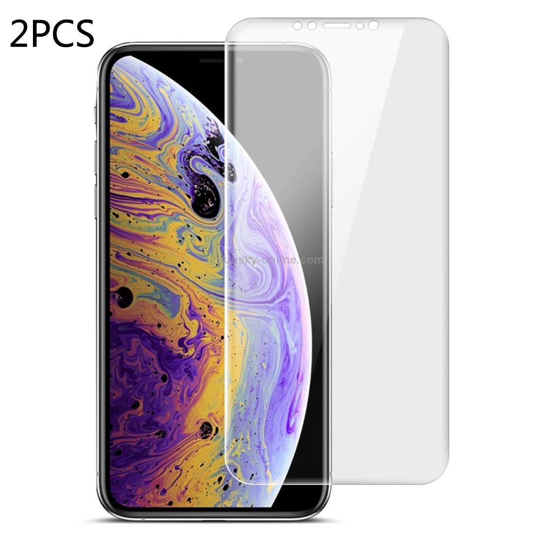 2 PCS IMAK 0.15mm Curved Full Screen Protector Hydrogel Film Front Protector for iPhone XS Max 2 PCS IMAK 0.15mm Curved Full Screen Protector Hydrogel Film Front Protector for iPhone XS Max