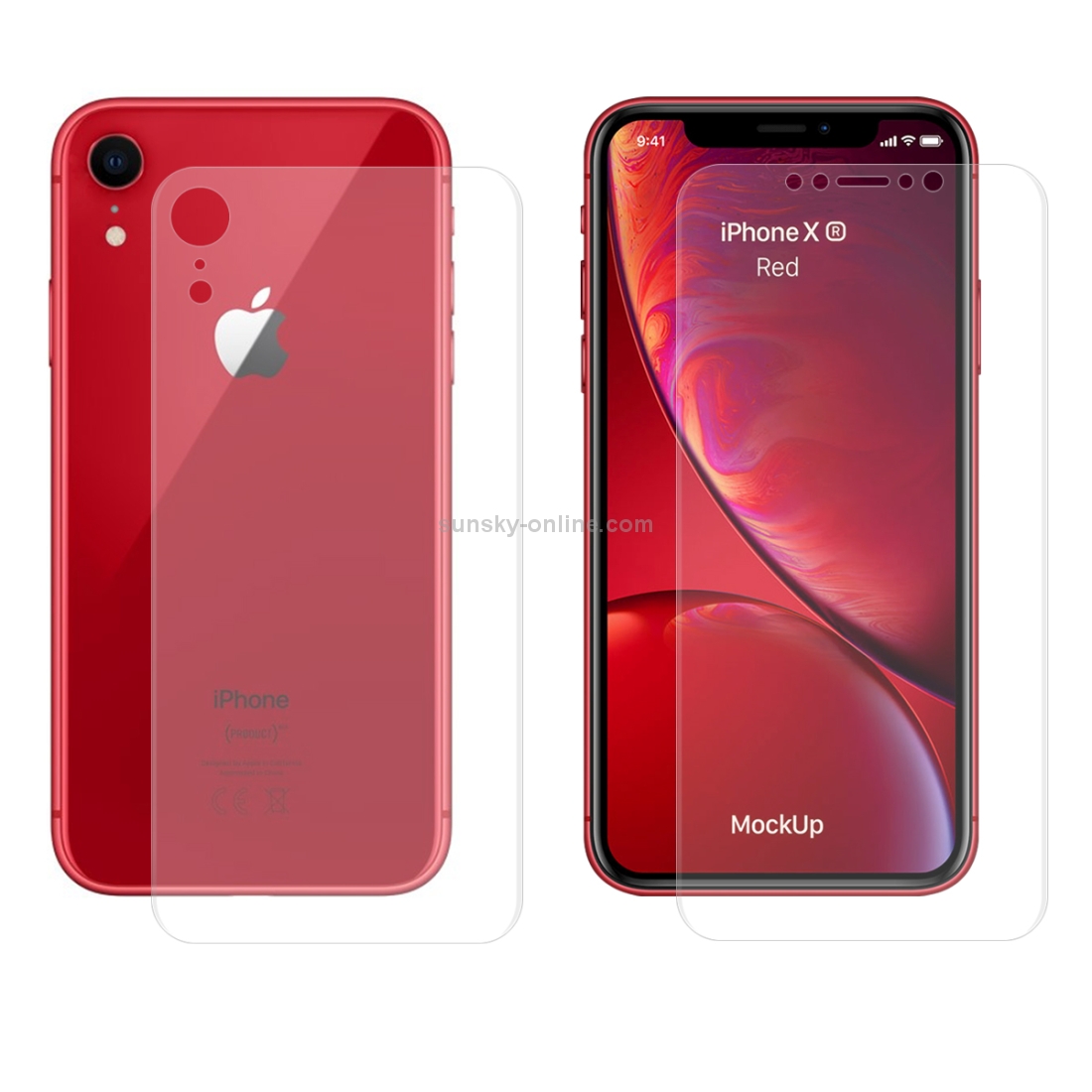 ENKAY Hat-Prince PET Full Screen 3D Curved Heat Bending HD Front + Back Screen Protector for iPhone XR(Transparent) ENKAY Hat-Prince PET Full Screen 3D Curved Heat Bending HD Front + Back Screen Protector for iPhone XR(Transparent)