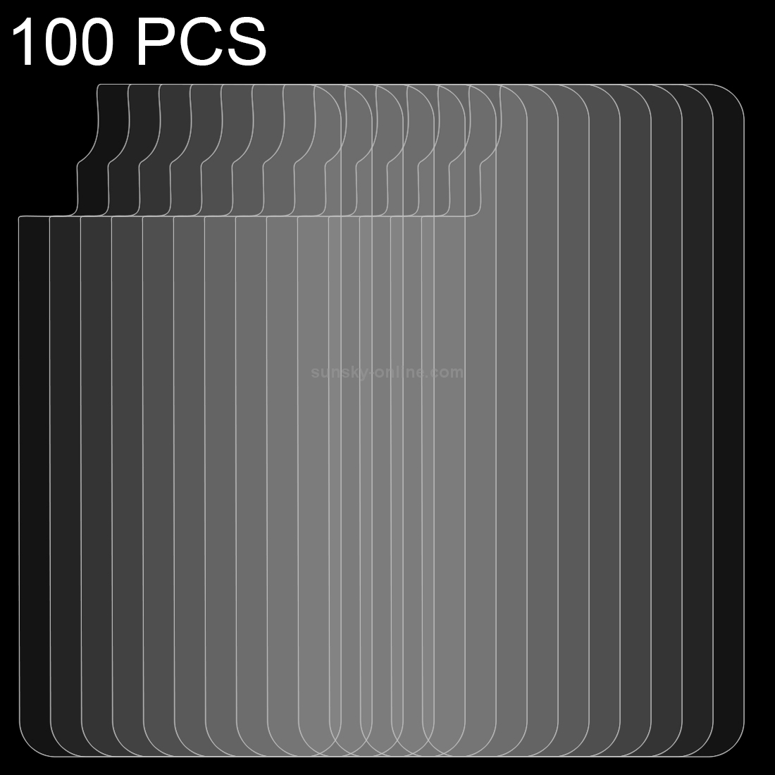 100 PCS 0.1mm HD Straight Edge PET Back Protector for iPhone XR, No Retail Package 100 PCS 0.1mm HD Straight Edge PET Back Protector for iPhone XR, No Retail Package