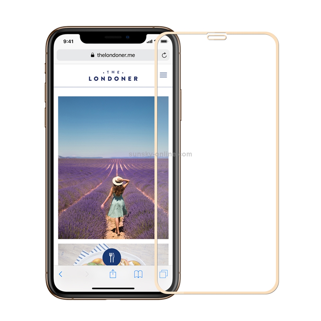 For iPhone 11 Pro / XS / X MOFI 9H Surface Hardness 2.5D Arc Edge Explosion-proof Full Screen Tempered Glass Film(Gold) For iPhone 11 Pro / XS / X MOFI 9H Surface Hardness 2.5D Arc Edge Explosion-proof Full Screen Tempered Glass Film(Gold)