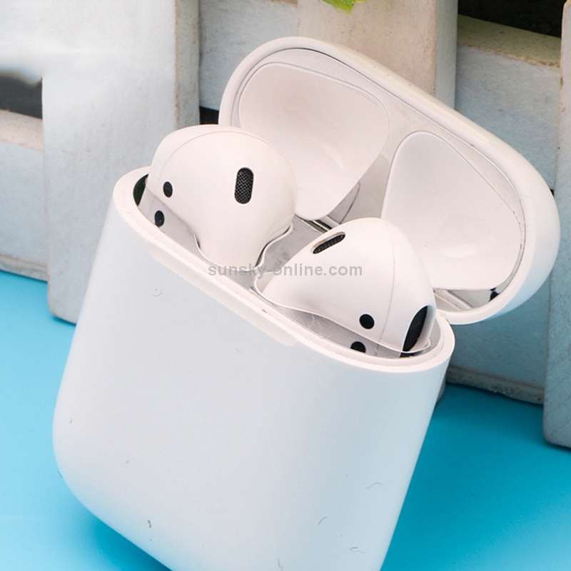 Metal Dustproof Sticker for Apple AirPods 2 (Wireless Charging)(Silver) Metal Dustproof Sticker for Apple AirPods 2 (Wireless Charging)(Silver)