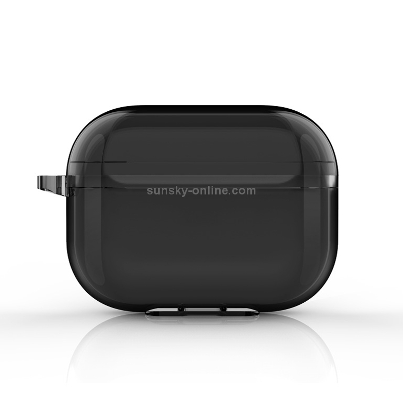For AirPods Pro Simple Fluorescent Solid Color Earphone Protective Sleeve(Black) For AirPods Pro Simple Fluorescent Solid Color Earphone Protective Sleeve(Black)