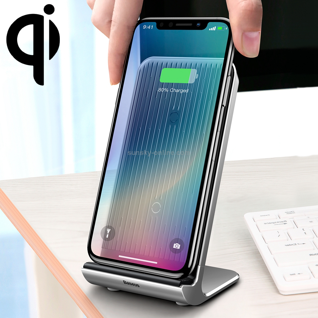 Baseus Vertical Smart Fast Wireless Charging(Black) Baseus Vertical Smart Fast Wireless Charging(Black)